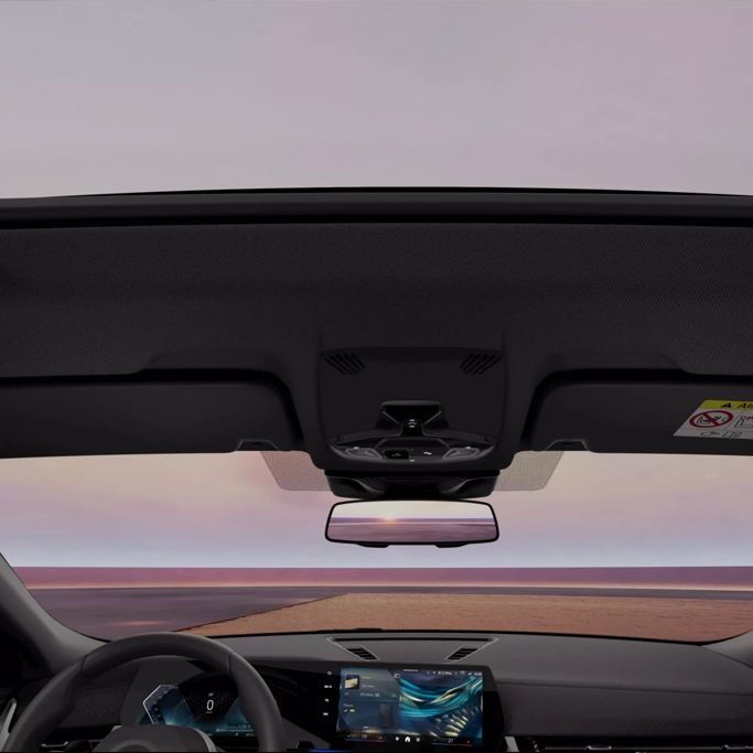 BMW iX2 intérieur, design coupé sportif