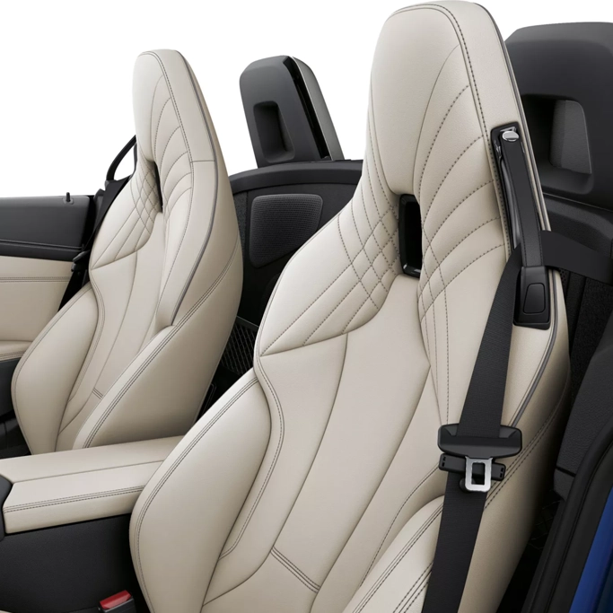 BMW Z4 vue siège et scellerie