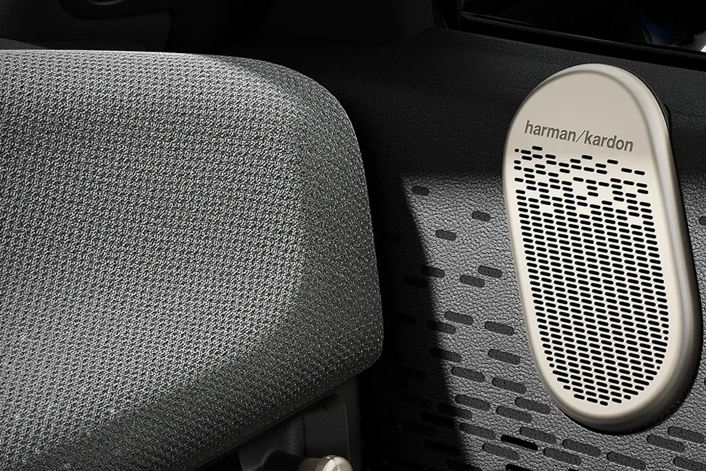 MINI Cooper 3 portes vue intérieur enceinte